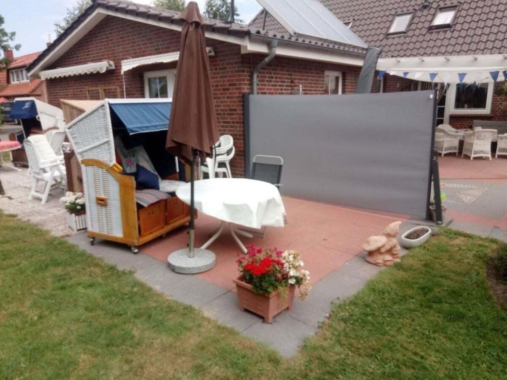 Deich Im Landhaus Michaela Friedrichskoog Bagian luar foto